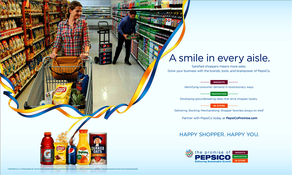 PepsiCo Trade Ad – Aisles of Smiles