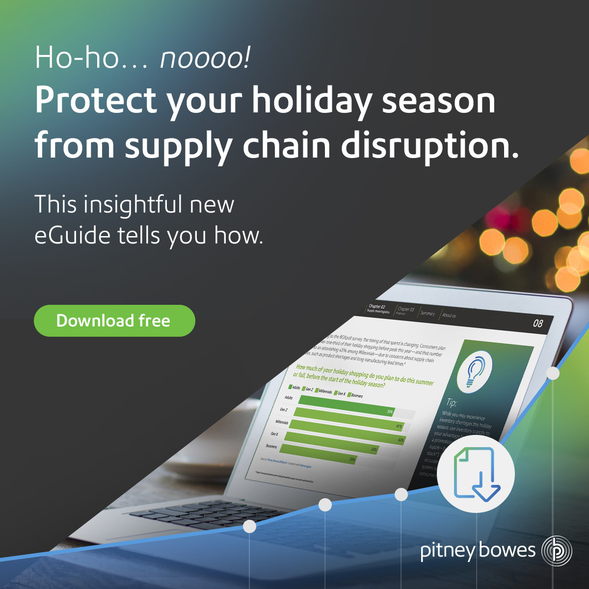 Back to Business campaign for Pitney Bowes Financial Services - social media retarget - Joseph Ehlinger copywriter