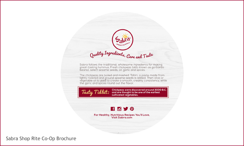 Sabra Hummus – Shop Rite Brochure